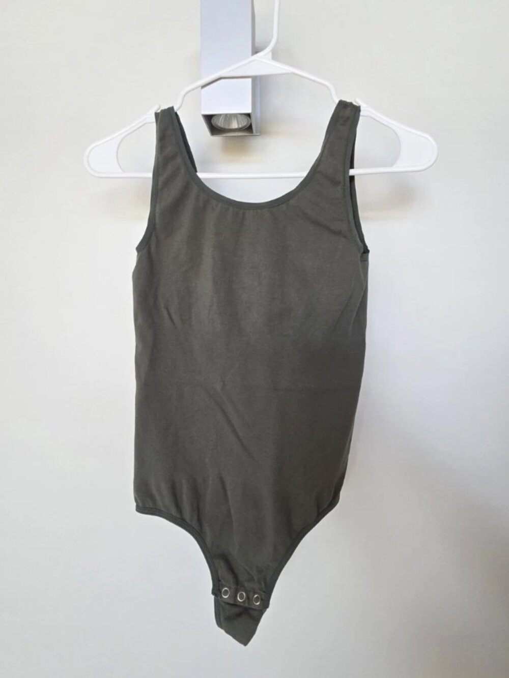 Yummie Tank Bodysuit Size S/M In Olive Green